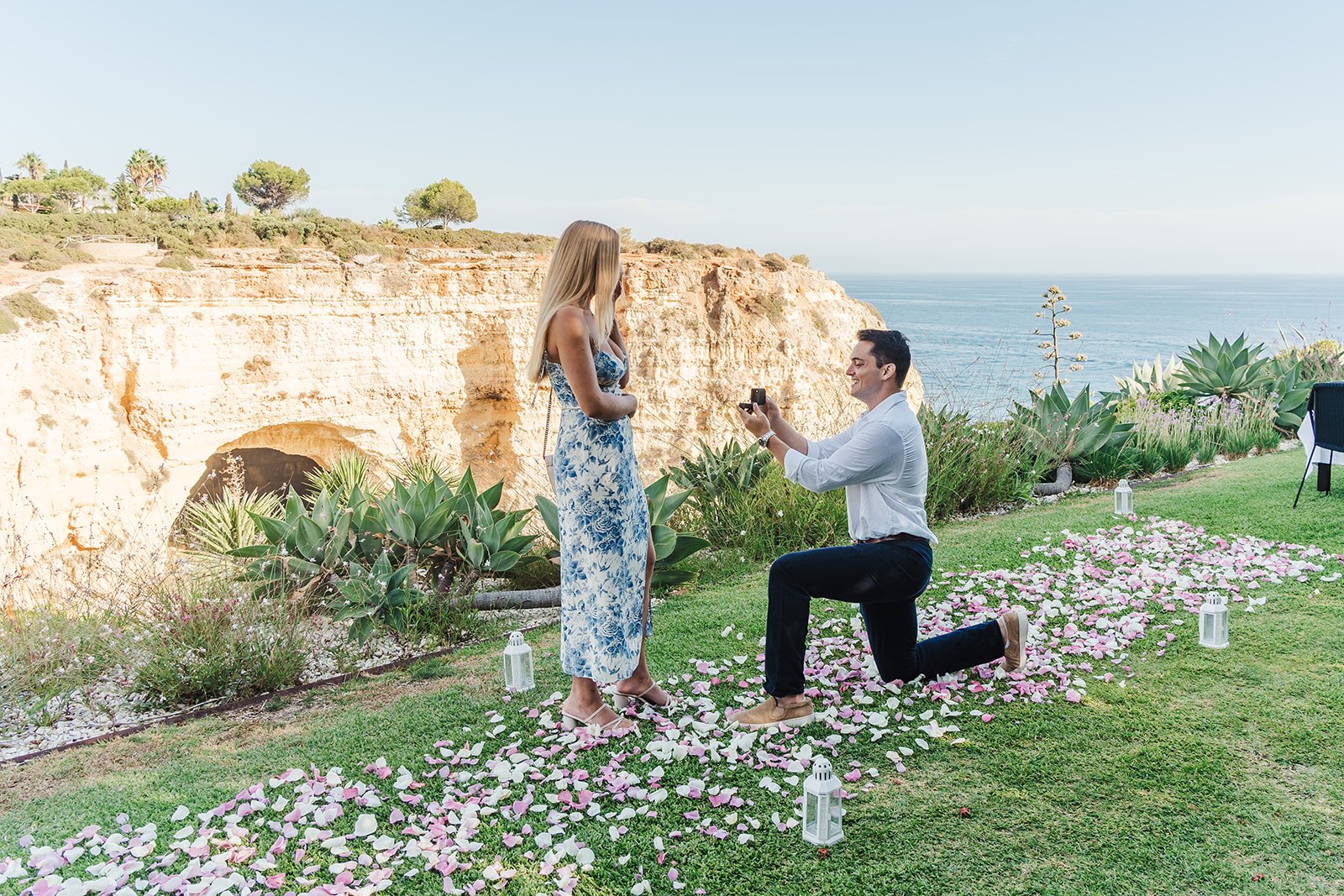 Surprise Proposal photographer at Tivoli Carvoeiro, Algarve