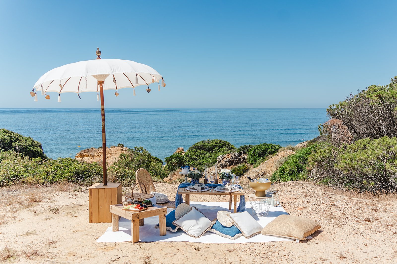 Albufeira proposal picnic photographer