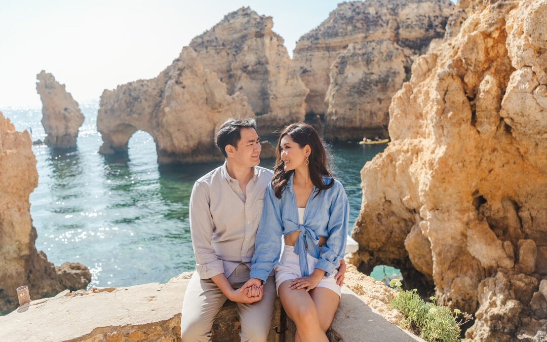 Ponta da Piedade in the morning - Algarve proposal photographer in Lagos