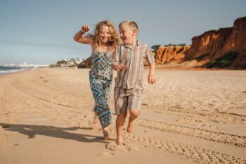 Algarve photo session Family beach vacation photos Algarve