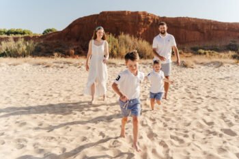 Algarve photo session Family beach vacation photos Algarve