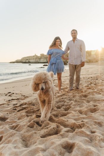Summer Algarve photography Family photoshoot on Algarve beach at sunset