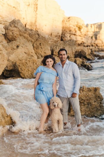 Albufeira Family and couple photographer Algarve family photographer capturing beach moments