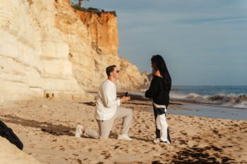 Porto Mos beach, Lagos. Surprise proposal photographer in Algarve Porto Mos beach, Lagos. Surprise proposal photographer in Algarve
