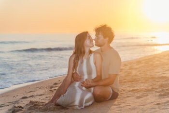 Sunset engagement photoshoot on Algarve beach. Engagement photographer in Algarve Sunset engagement photoshoot on Algarve beach. Engagement photographer in Algarve